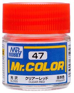 Gunze C47 Mr. Hobby Mr. Color Gloss Clear Red 10ml