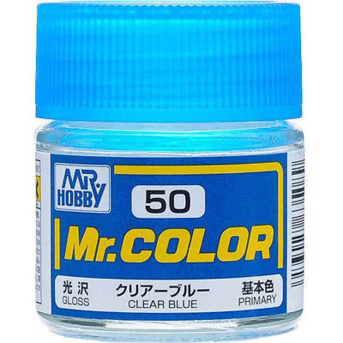 Gunze C50 Mr. Hobby Mr. Color Gloss Clear Blue 10ml