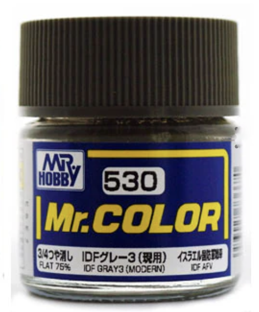 Gunze C530 Mr. Hobby Mr. Color IDF Gray 3 "Modern" 10ml