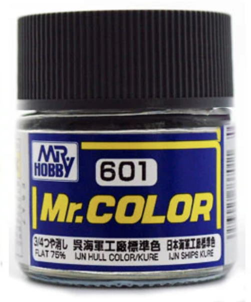 Gunze C601 Mr. Hobby Mr. Color IJB Hull Gray 10ml