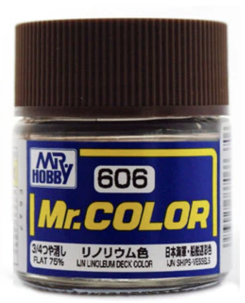 Gunze C606 Mr. Hobby Mr. Color 75% IJN Linoleum Deck Color 10ml