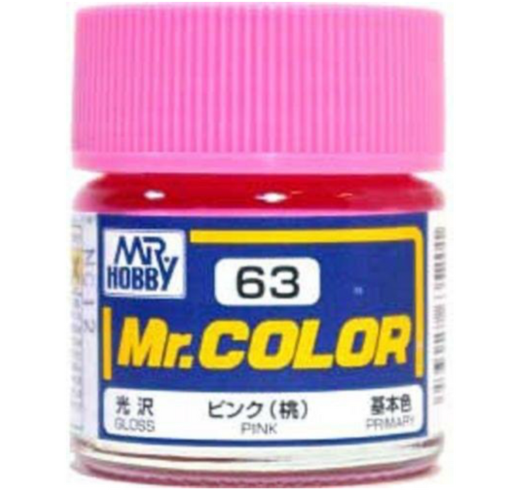 Gunze C63 Mr. Hobby Mr. Color Gloss Pink 10ml