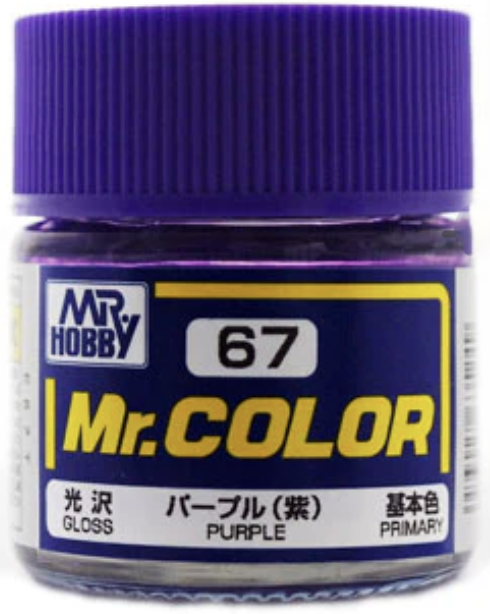 Gunze C67 Mr. Hobby Mr. Color Gloss Purple 10ml