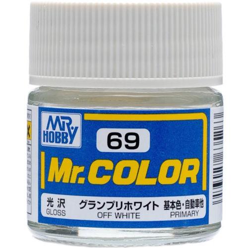 Gunze C69 Mr. Hobby Mr. Color Gloss Off White 10ml