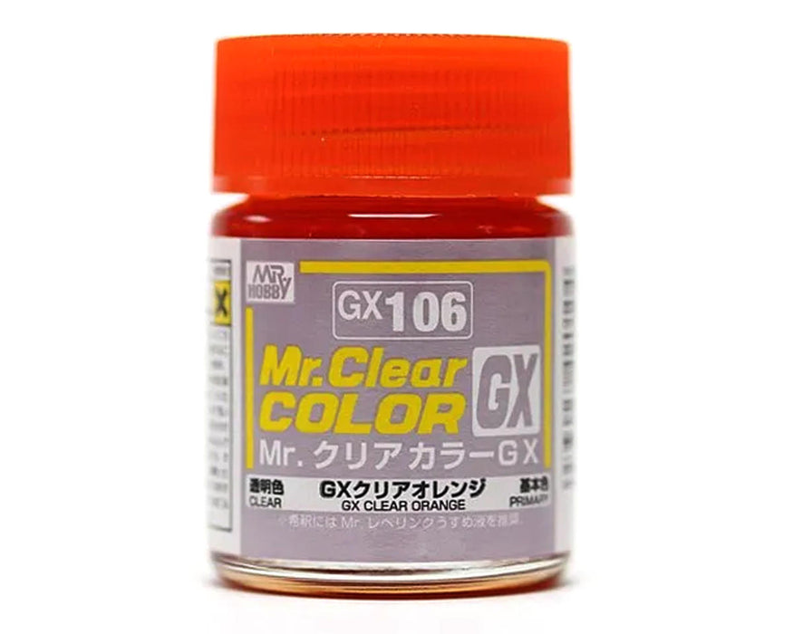 Gunze GX106 Mr. Hobby Mr. Clear Orange 18ml
