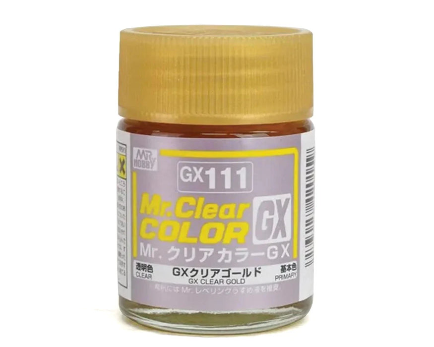 Gunze GX111 Mr. Hobby Mr. Clear Color Gold 18ml