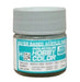 GunZe H334 Mr. Aqueous Hobby Color Barley Gray BS4800/18B21 Semi-Gloss 10ml Acrylic Paint