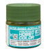 GunZe H340 Mr. Aqueous Hobby Color FS34097 Field Green Semi-Gloss 10ml Acrylic Paint