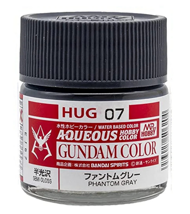 GunZe HUG07 Mr. Hobby Phantom Gray Gundam Aqueous Color 10ml