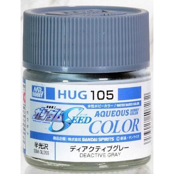 GunZe HUG105 Mr. Hobby Deactive Gray Gundam Aqueous Color 10ml