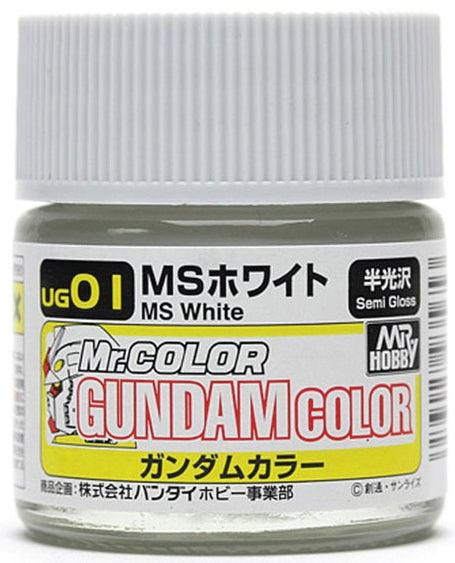 GunZe UG01 Mr. Color Gundam Color MS White 10ml