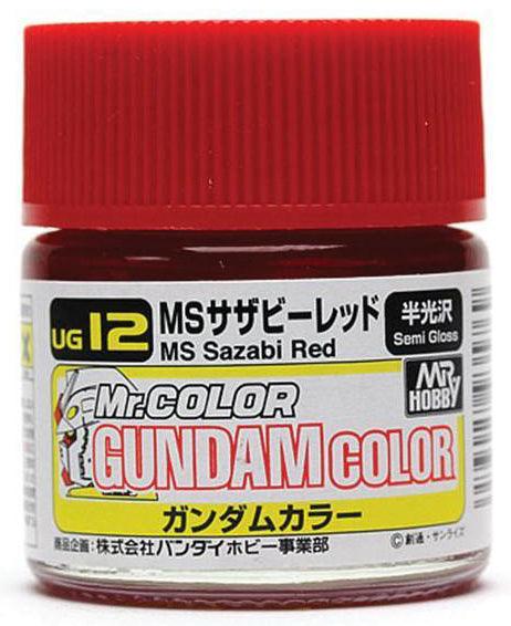 GunZe UG12 Mr. Color Gundam Color Ms SaZabi Red 10ml