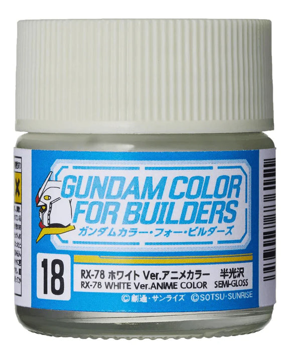 GunZe UG18 Mr. Color Gundam Color Rx-78 White 10ml