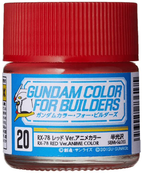 GunZe UG20 Mr. Color Gundam Color Rx-78 Red 10ml