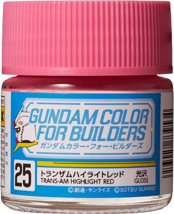 GunZe UG25 Mr. Color Gundam Color Trans Am HighLight Red 10ml