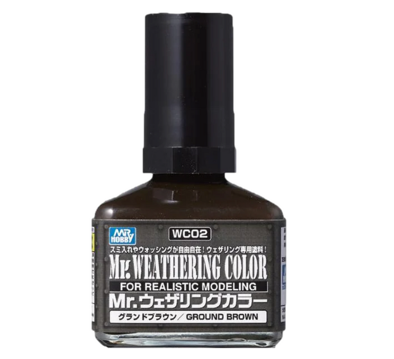 GunZe WC02 Mr Weathering Color Ground Brown