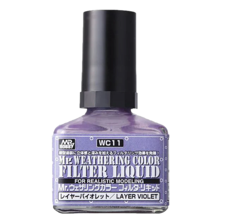 GunZe WC11 Mr Weathering Color Layer Violet