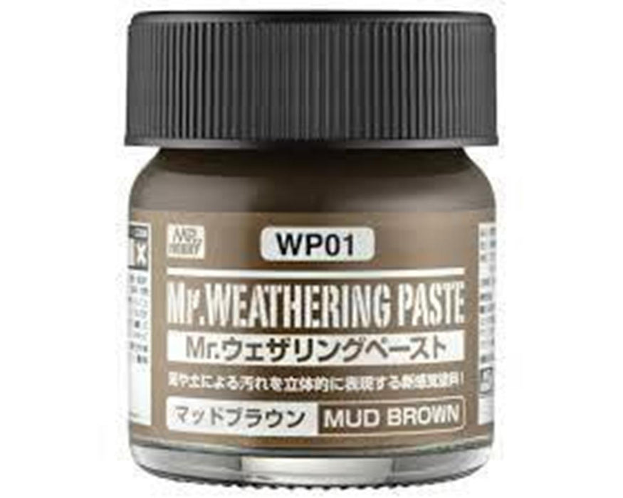 GunZe WP01 Mr. Weathering Paste Mud Brown