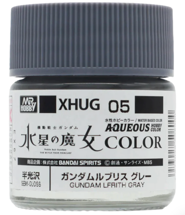 GunZe XHUG05 Mr. Hobby Lfrith Gray Gundam Aqueous Color 10ml