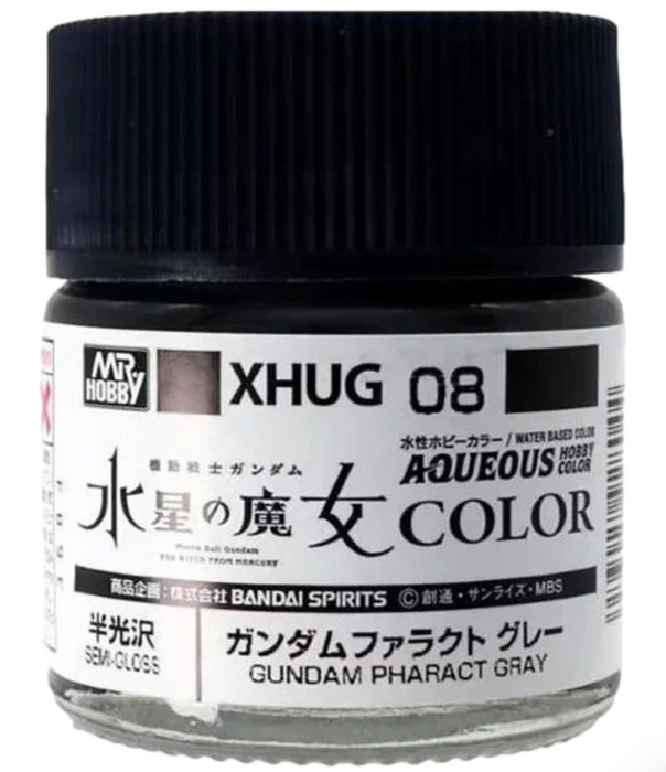 GunZe XHUG08 Mr. Hobby Pharact Gray Gundam Aqueous Color 10ml