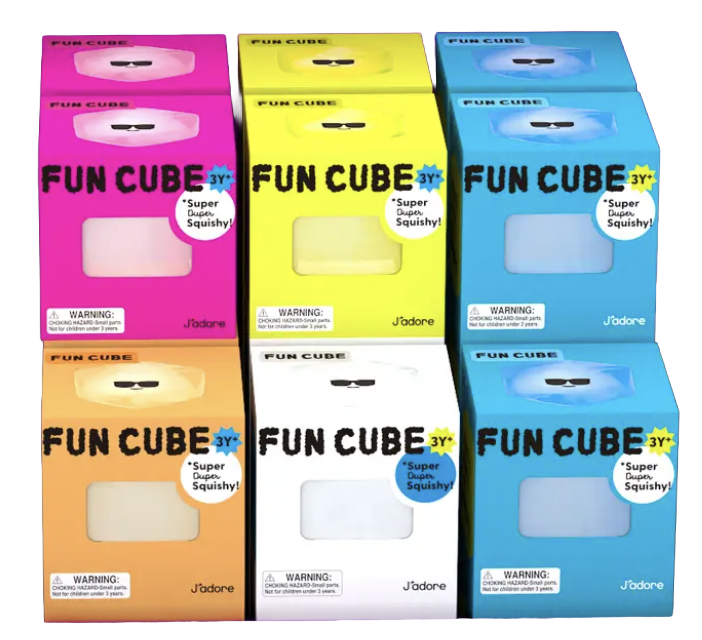 Hape J'adore Fun Cube Super Duper Squishy (1 Chosen at Random)