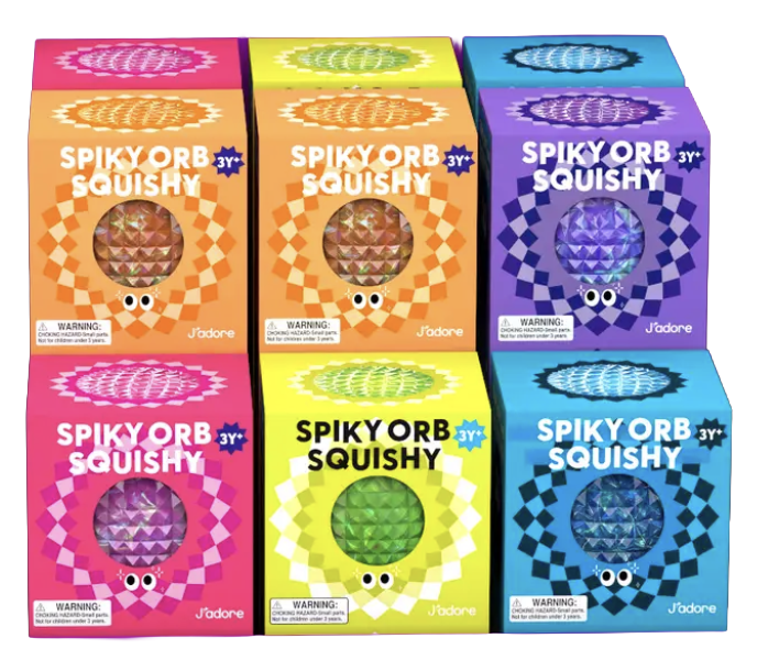 Hape J'adore Spiky Diamond Squishy Orb (1 Chosen at Random)