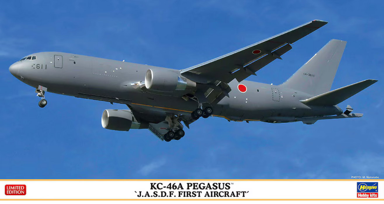 Hasegawa 10847 1/144 Boeing KC-46A Pegasus JASDF First Aircraft Model Kit