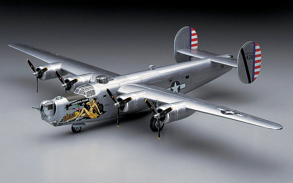 Hasegawa 1559 1/72 B-24J Liberator (USAAF Bomber) Model Aircraft Kit