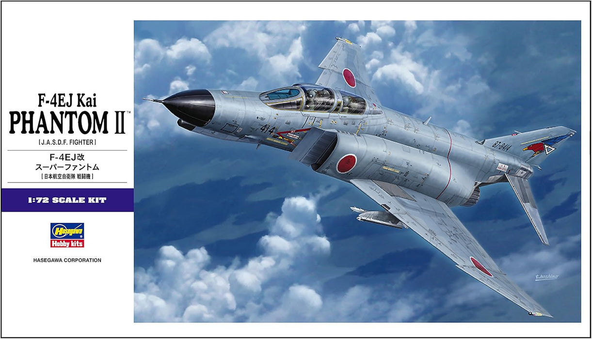 Hasegawa 1567 1/72 F-4EJ Kai Phantom II (J.A.S.D.F. Fighter) Model Aircraft Kit