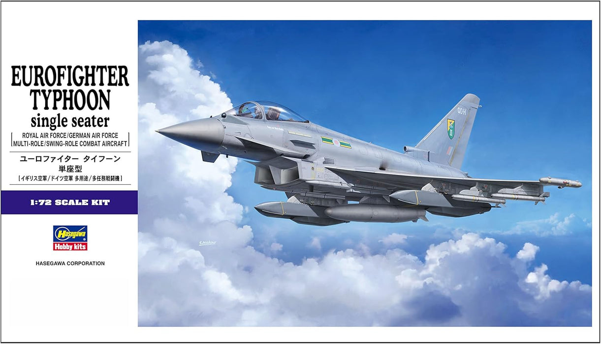 Hasegawa 1570 1/72 Eurofighter Typhoon Single Seater Model Aircraft Kit