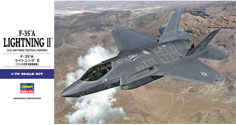 Hasegawa 1572 1/72 F-35A Lightning II (U.S. Air Force Tactical Fighter) Model Kit