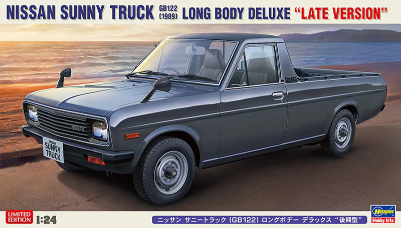 Hasegawa 20275 1/24 Nissan Sunny Truck GB122 (1989) Long Body "Late Type" Model Kit