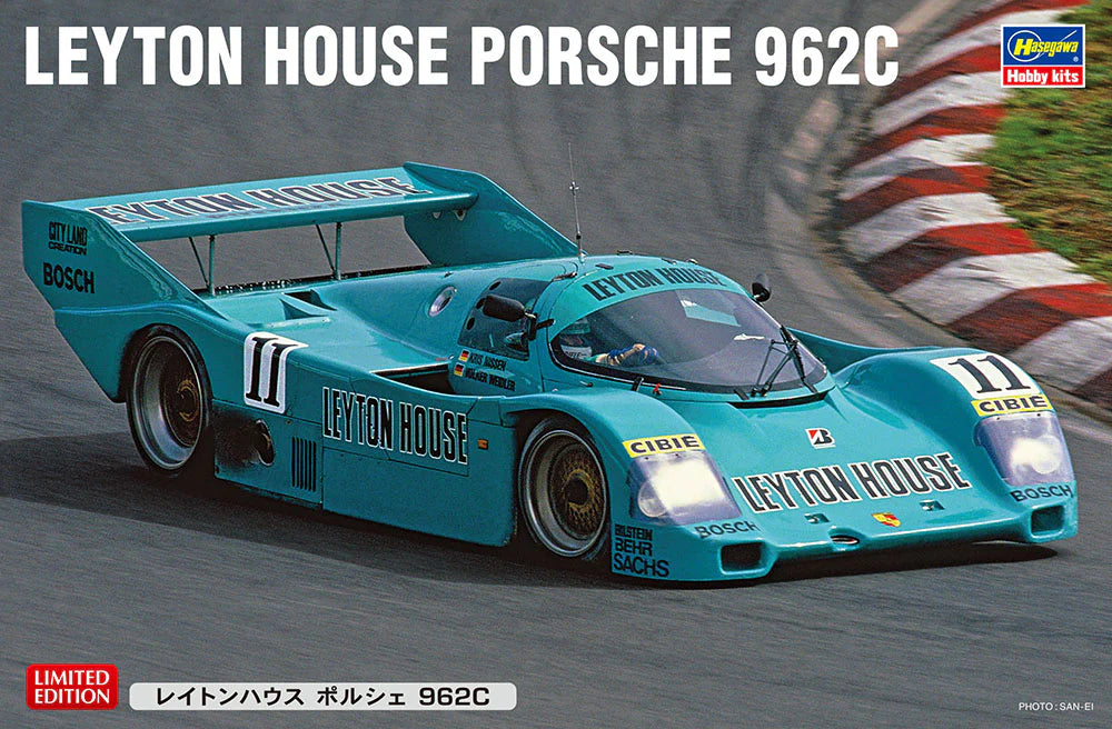 Hasegawa 20411 1/24 1987 Leyton House Porsche 962C Model Kit