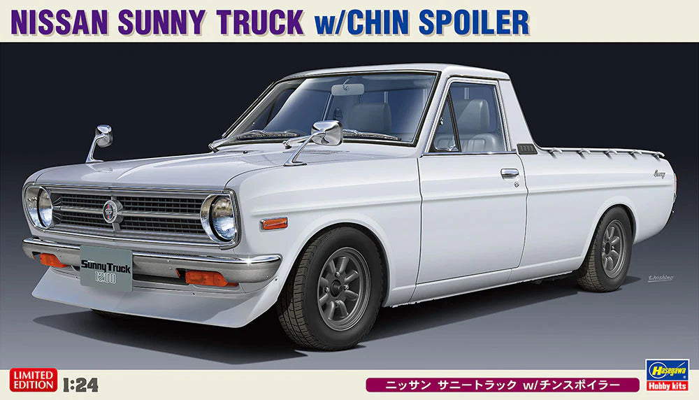 Hasegawa 20427 1/24 Nissan Sunny Truck with Chin Spoiler Model Kit