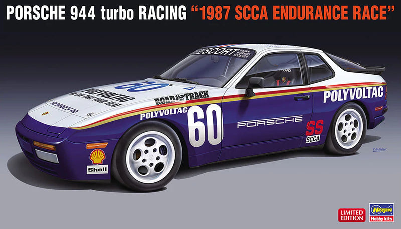 Hasegawa 20517 1/24 Porsche 944 Turbo Racing "1987 SCCA Endurance Race" Model Kit