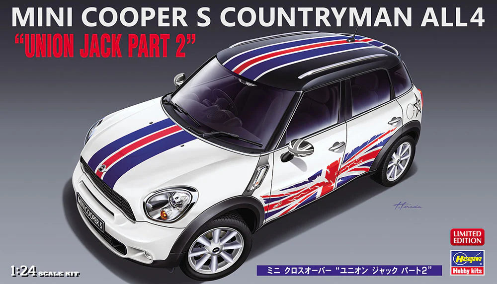 Hasegawa 20532 1/24 Mini Cooper S Countryman All4 "Union Jack Part 2" Model Kit