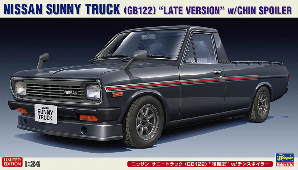 Hasegawa 20552 1/24 Nissan Sunny Truck (GB122) "Late Version" w/Chin Spoiler Model Kit