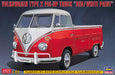 Hasegawa 20556 1/24 Volkswagen Type 2 Pic-up Truck Red/White Model Kit