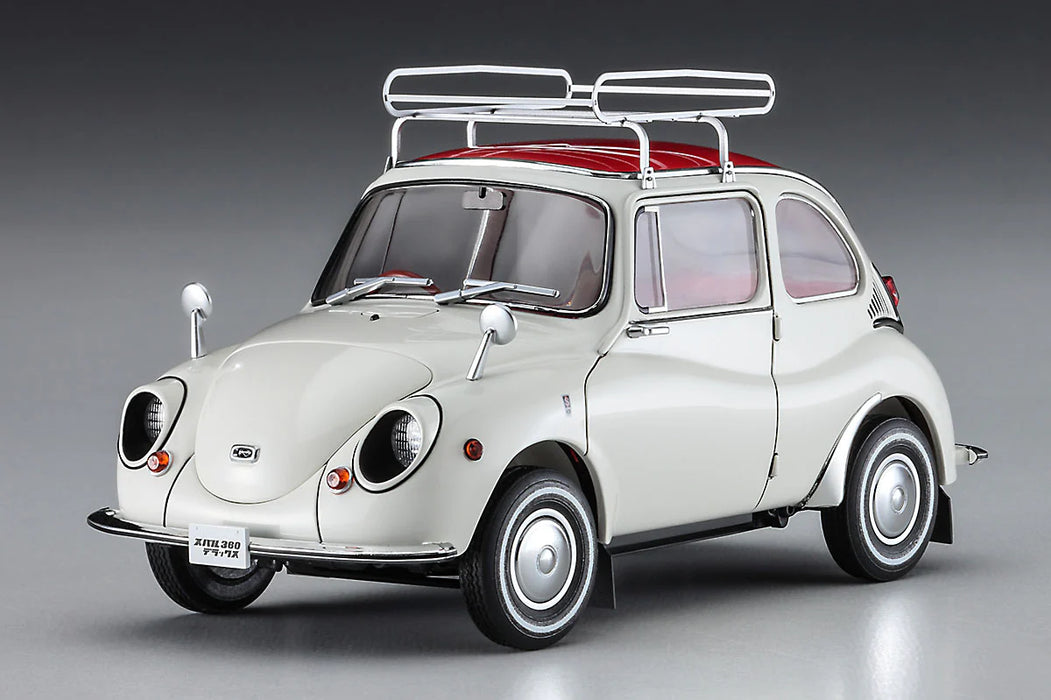 Hasegawa 20622 1/24 Subaru 360 Deluxe with Roof Carrier Model Kit