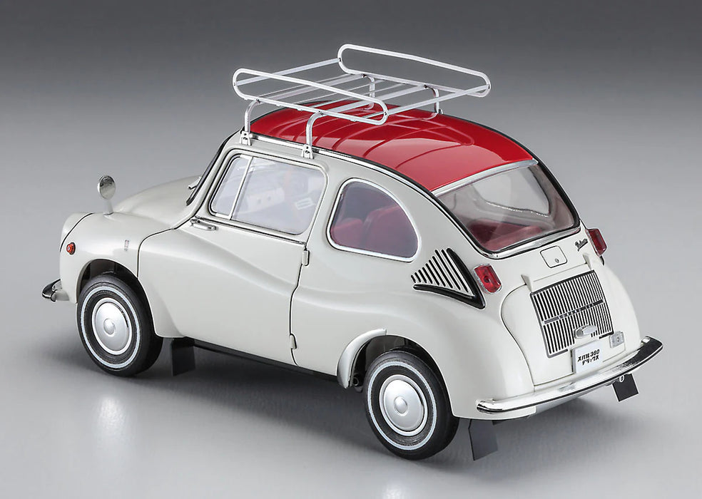 Hasegawa 20622 1/24 Subaru 360 Deluxe with Roof Carrier Model Kit