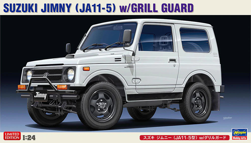 Hasegawa 20650 1/24 Suzuki Jimny (JA11-5) w/Grill Guard Model Kit