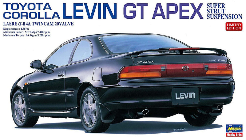 Hasegawa 20667 1/24 Toyota Corolla Levin GT Apex Super Strut Model Kit