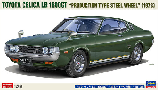Hasegawa 20720 1/24 Toyota Celica LB 1600GT "Production Type Steel Wheel" (1973) Model Kit