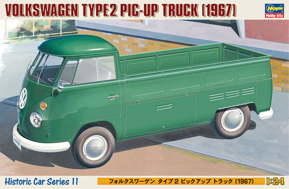 Hasegawa 21211 1/24 1967 Volkswagen Type2 Pickup Truck (1967) Model Kit
