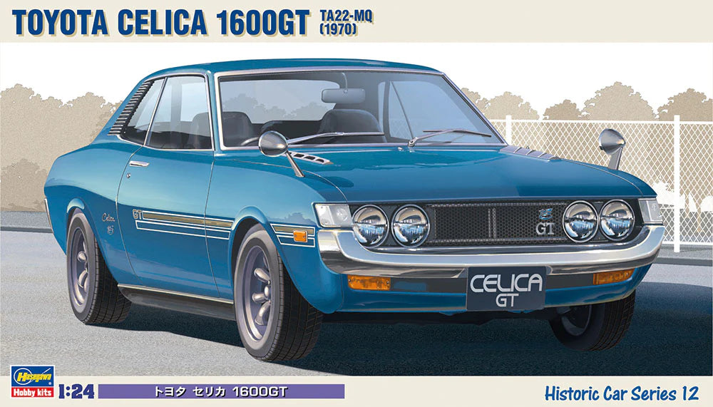 Hasegawa 21212 1/24 Toyota Celica 1600 GT TA22-MQ 1970 Model Kit