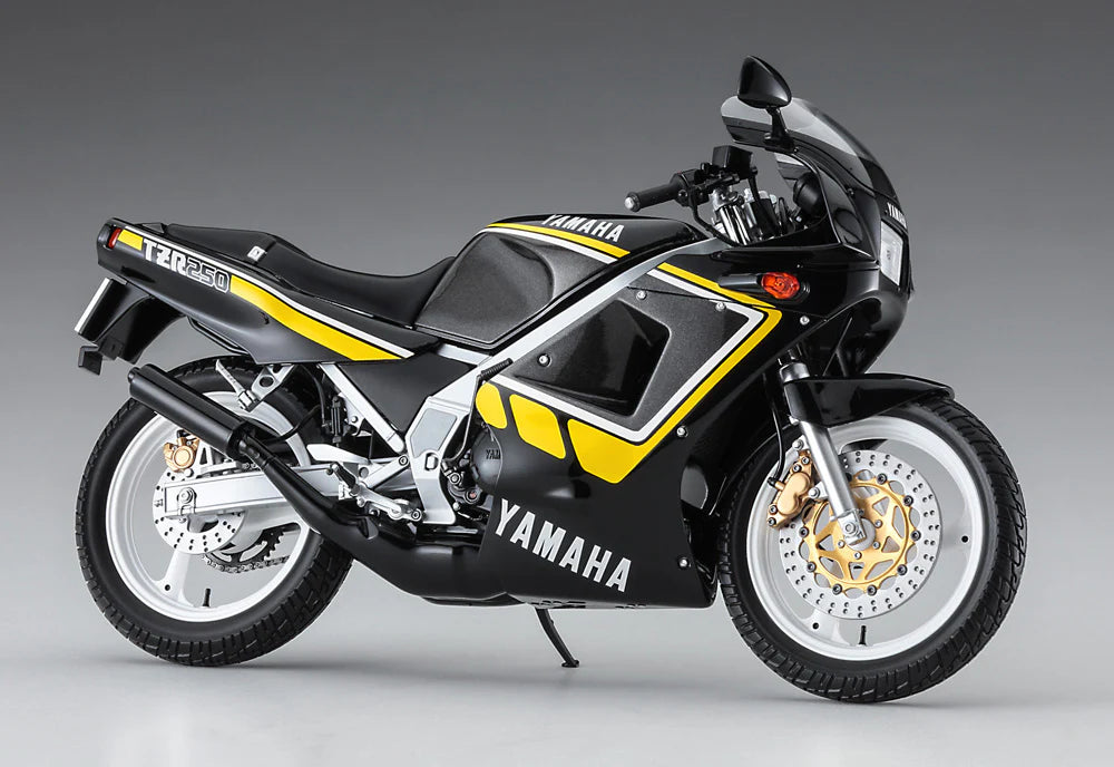 Hasegawa 21743 1/12 Yamaha TZR250 (2AW) Motorcycle "New Yamaha Black" (1987) Model Kit