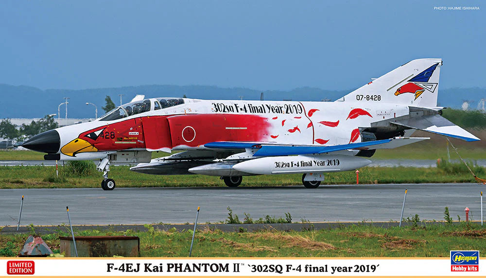 Hasegawa 2296 1/72 F-4EJ Kai Phantom II `302SQ F-4 Final Year 2019´ Model Kit