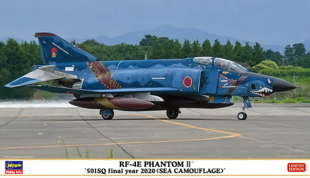 Hasegawa 2316 1/72 RF-4E Phantom II 'Sea Camo' Model Aircraft Kit