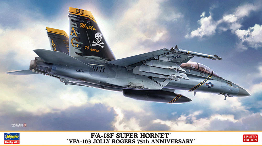 Hasegawa 2380 1/72 F/A-18F Super Hornet `VFA-103 Jolly Rogers 75th Ann.´ Model Kit