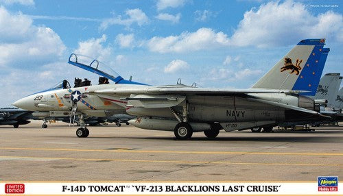 Hasegawa 2406 1/72 F-14D Tomcat `VF-213 Blacklions Last Cruise´ Model Kit